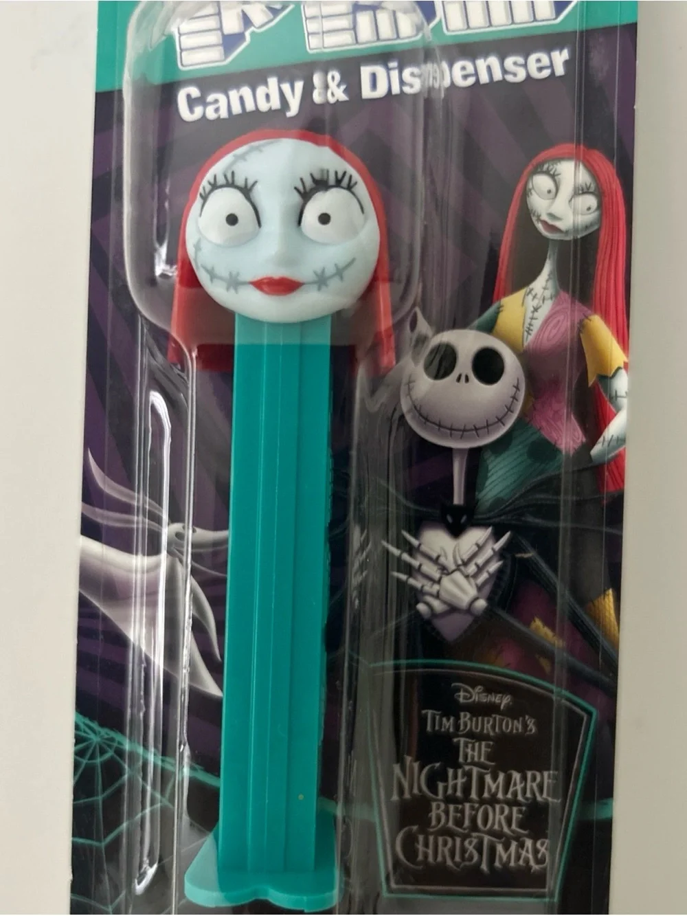 PEZ The Nightmare Before Christmas Jack Skellington, Sally & Zero Dispenser Set